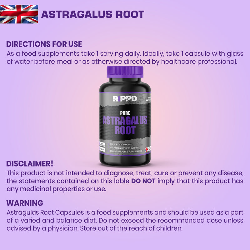 RIPPD Astragalus 120 Capsules