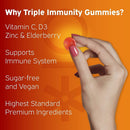 Nutriburst Tripple Immunity - 60 Gummies