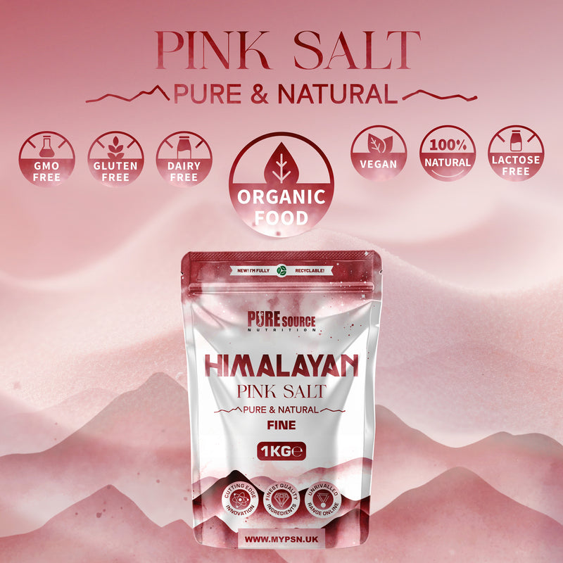 Pure Source Nutrition Himalayan Pink Salt 1Kg Fine