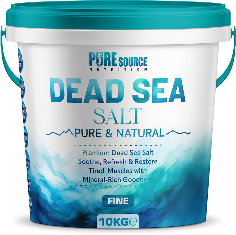 Pure Source Nutrition Dead Sea Salt Fine 1kg - Bucket