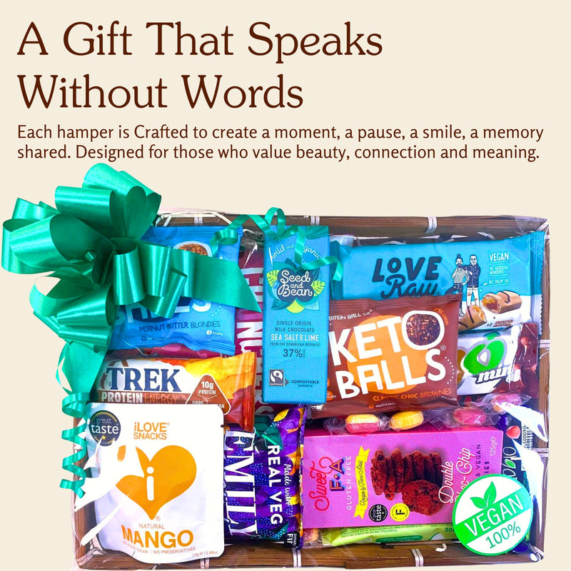 Vegan Vegetarian Food Gift Hamper Present Box 