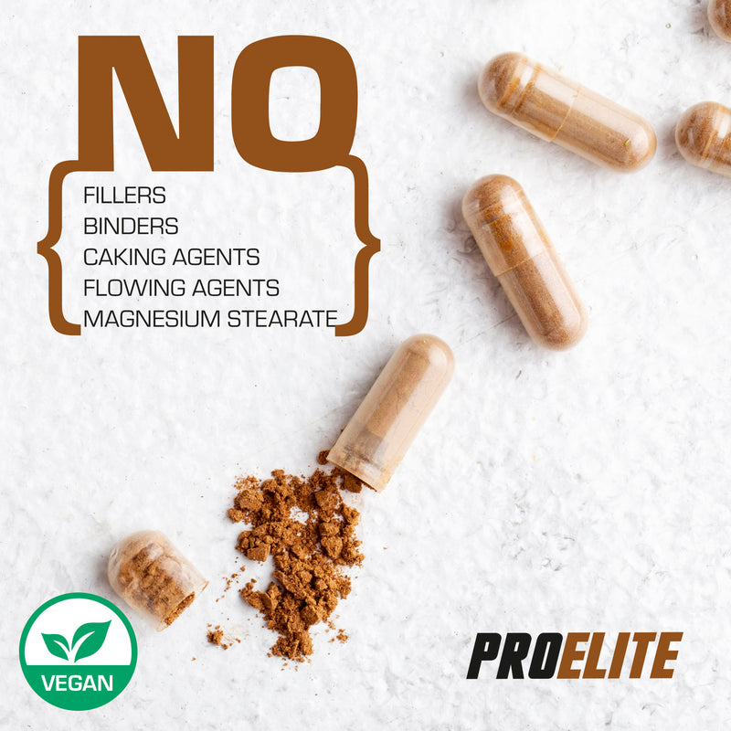 PROELITE Lions Mane Mushroom Vegan Capsules