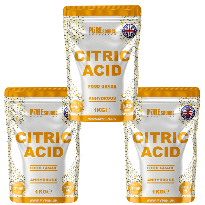 Pure Source Nutrition Citric Acid 1KG Pouch