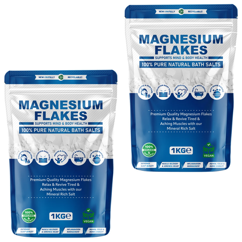 Pure Source Nutrition Magnesium Flakes 1kg Pouch