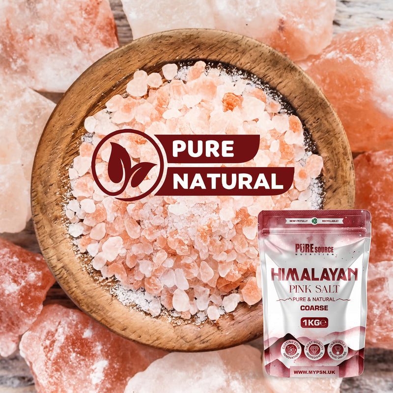 Pure Source Nutrition Himalayan Pink Salt 1Kg Coarse