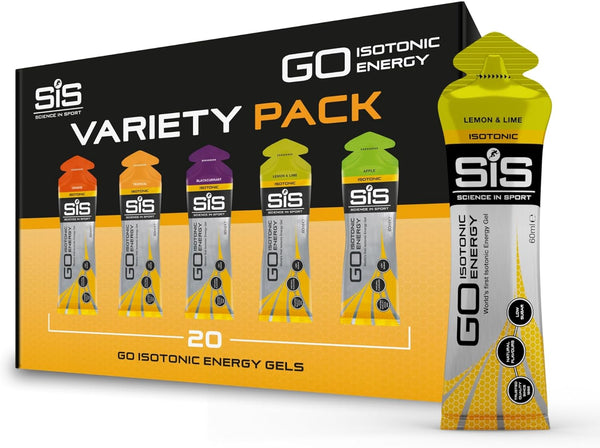 Science In Sport GO Isotonic Energy Gel Variety Pack - 20 Pack