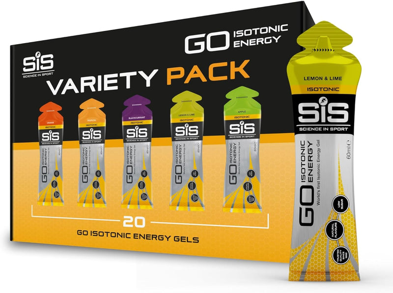 Science In Sport GO Isotonic Energy Gel Variety Pack - 20 Pack