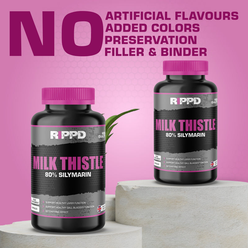 RIPPD Milk Thistle 120 Capsules