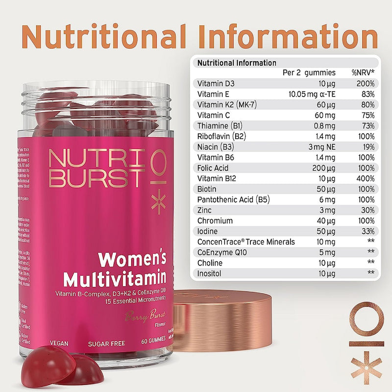 Nutriburst Women's Multivitamin - 60 Gummies