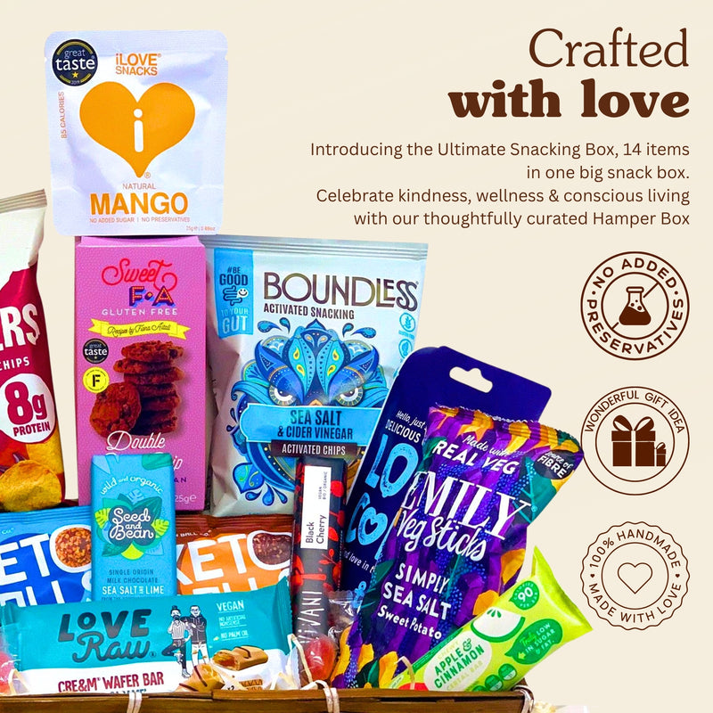 Vegan Vegetarian Food Gift Hamper Present Box 