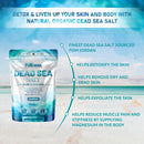 Pure Source Nutrition Dead Sea Salt 1kg Coarse - Bag