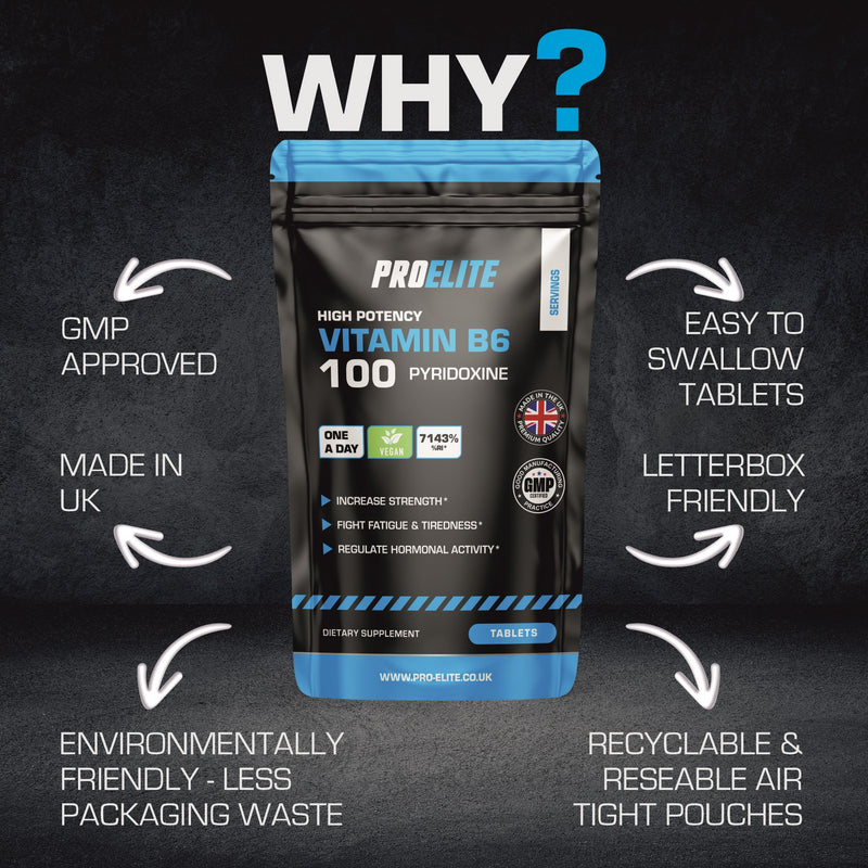 Pro-Elite Vitamin B6 Vegan Tablets