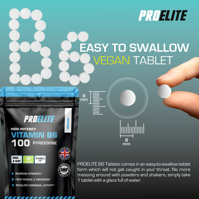 Pro-Elite Vitamin B6 Vegan Tablets