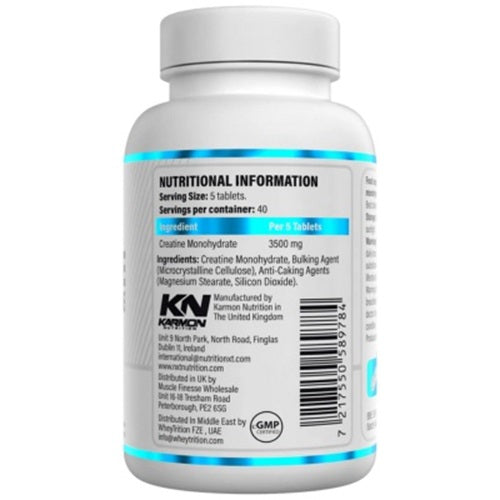 NXT Nutrition Creatine Monohydrate 200 Tablets 