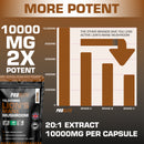 PROELITE Lions Mane Mushroom Vegan Capsules