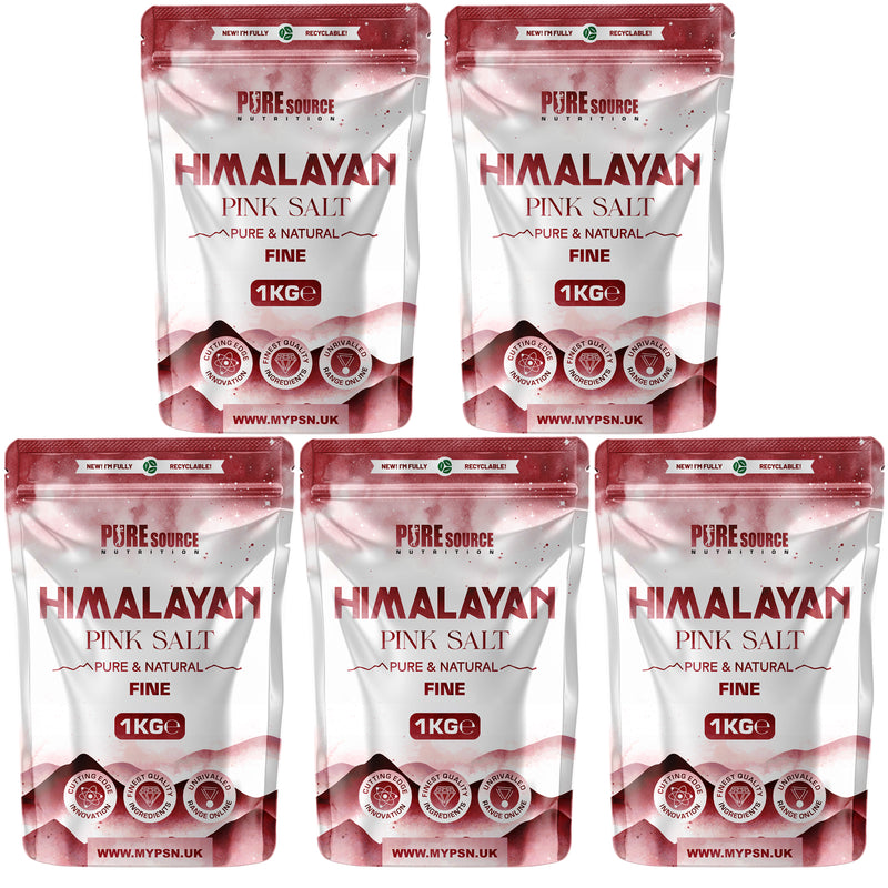 Pure Source Nutrition Himalayan Pink Salt 1Kg Fine