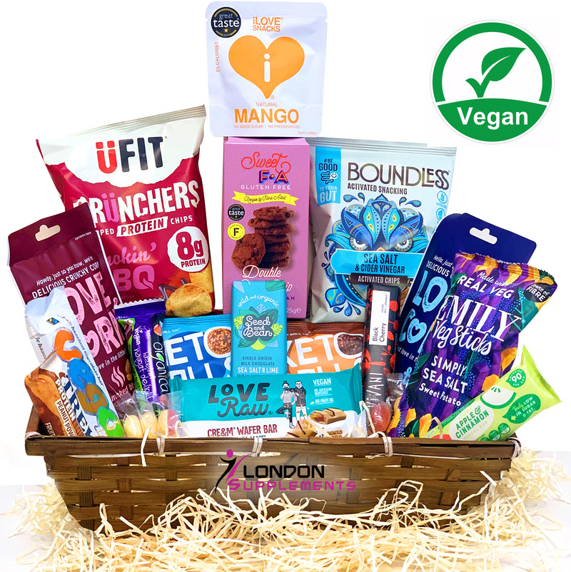 Vegan Vegetarian Food Gift Hamper Present Box 