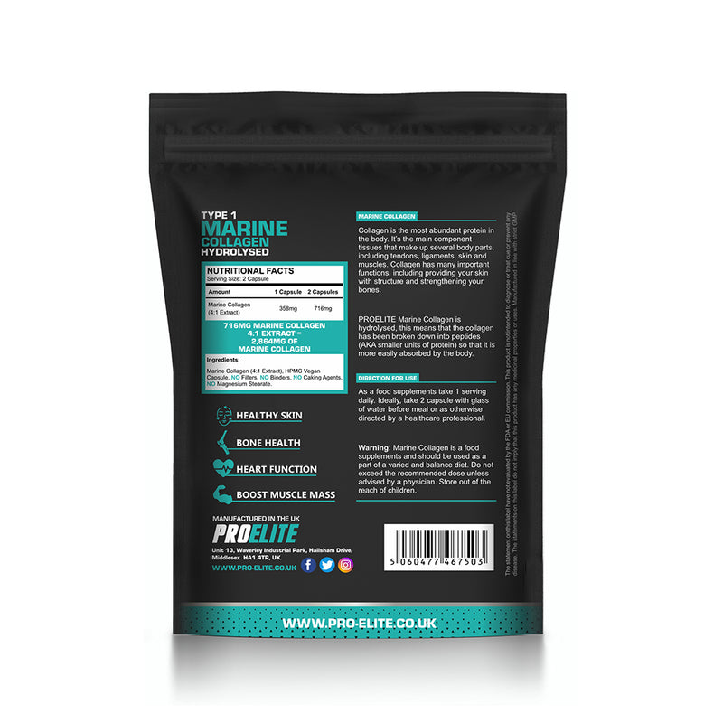 PROELITE Marine Collagen Capsules