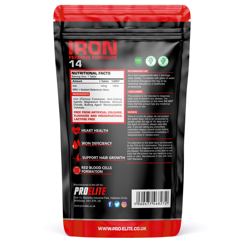 PROELITE Iron 14mg Tablets