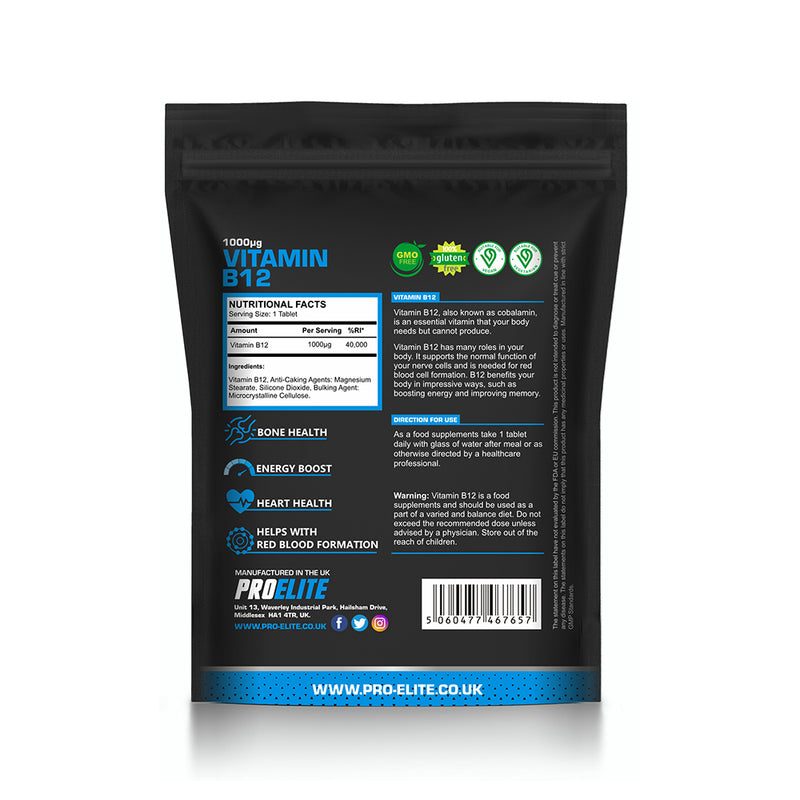 PROELITE Vitamin B12 Tablets