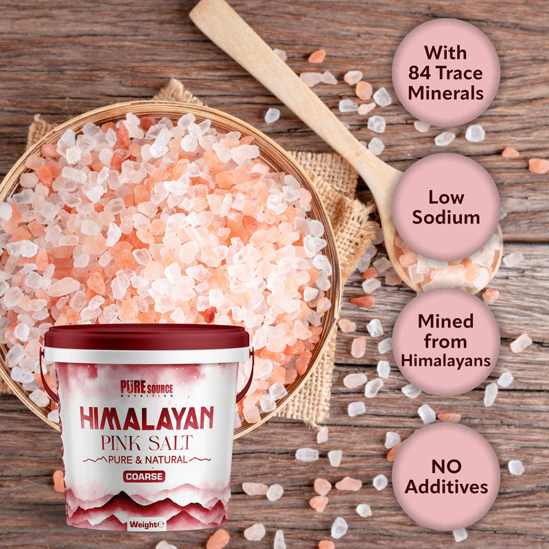 Pure Source Nutrition Himalayan Pink Salt Coarse Bucket