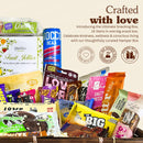 Vegan Vegetarian Food Gift Hamper Basket Sweet Chocolate Selection Bars Snacks