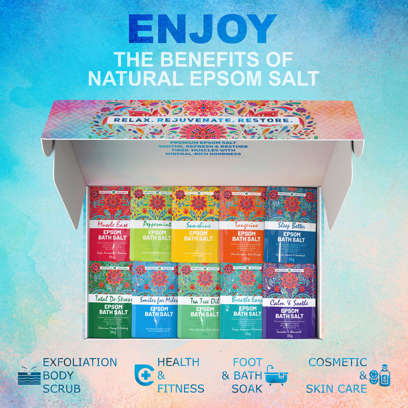 Pure Source Nutrition Epsom Salt Gift Box 30x35g