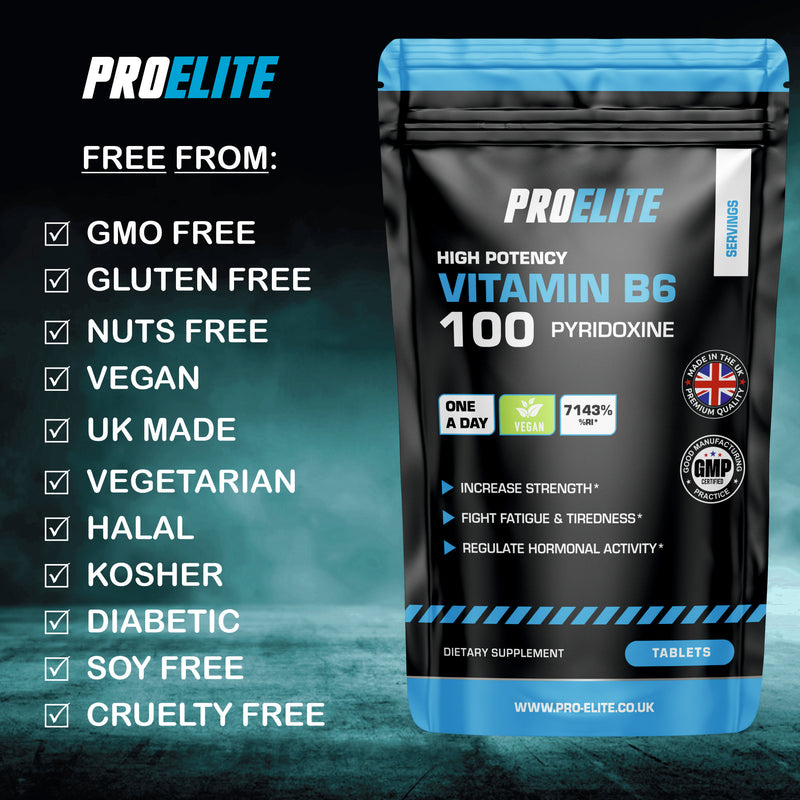 Pro-Elite Vitamin B6 Vegan Tablets