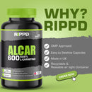 RIPPD Acetyl L-Carnitine 30 Capsules