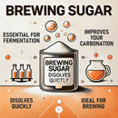 Pure Source Nutrition Brewing Sugar (Dextrose Monohydrate) FINE