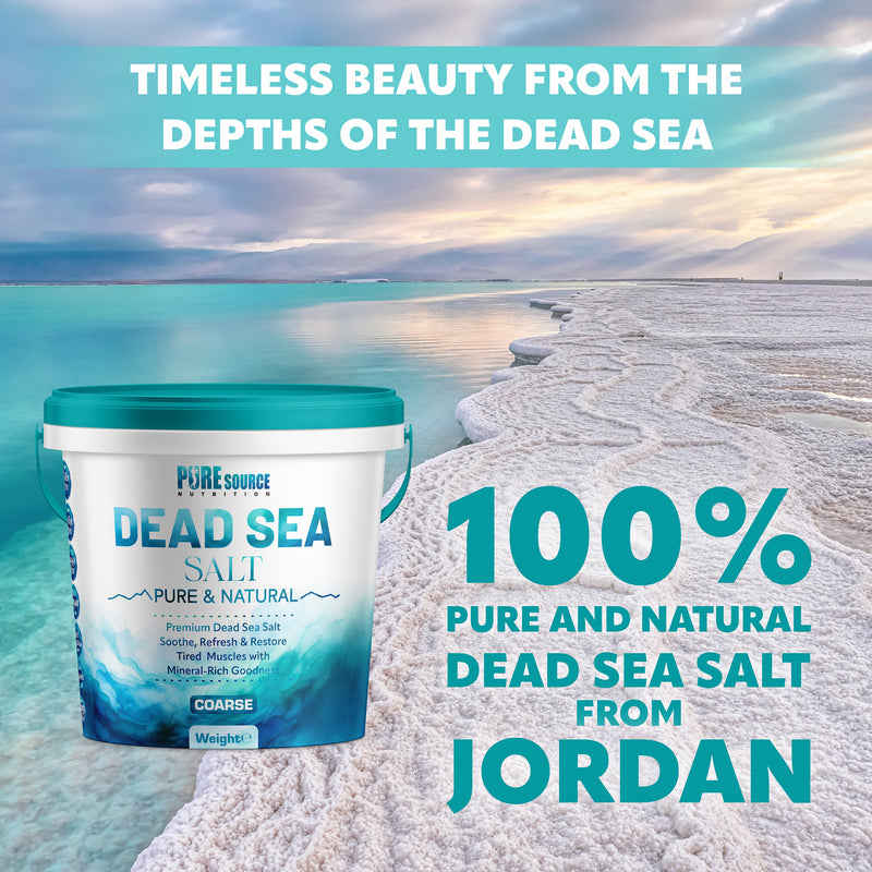 Pure Source Nutrition Dead Sea Salt Coarse - Bucket
