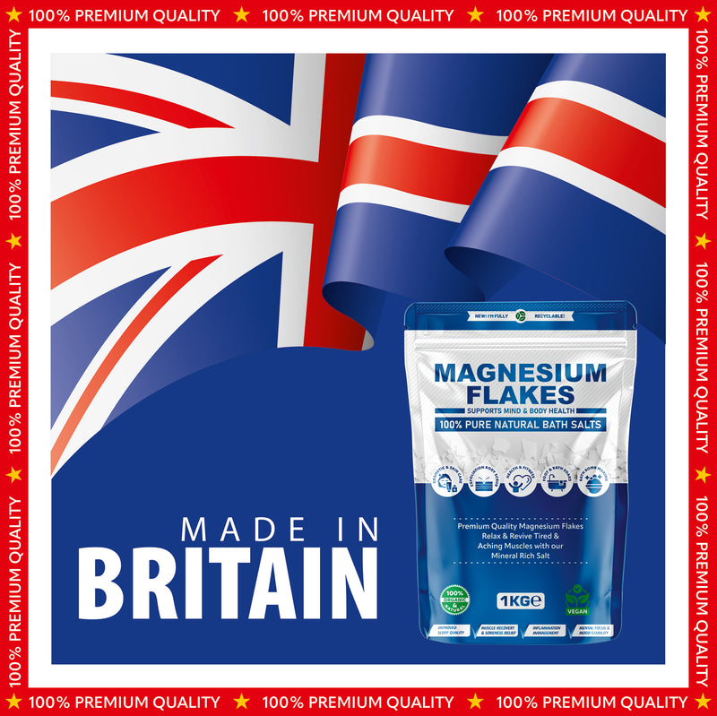 Pure Source Nutrition Magnesium Flakes 1kg Pouch