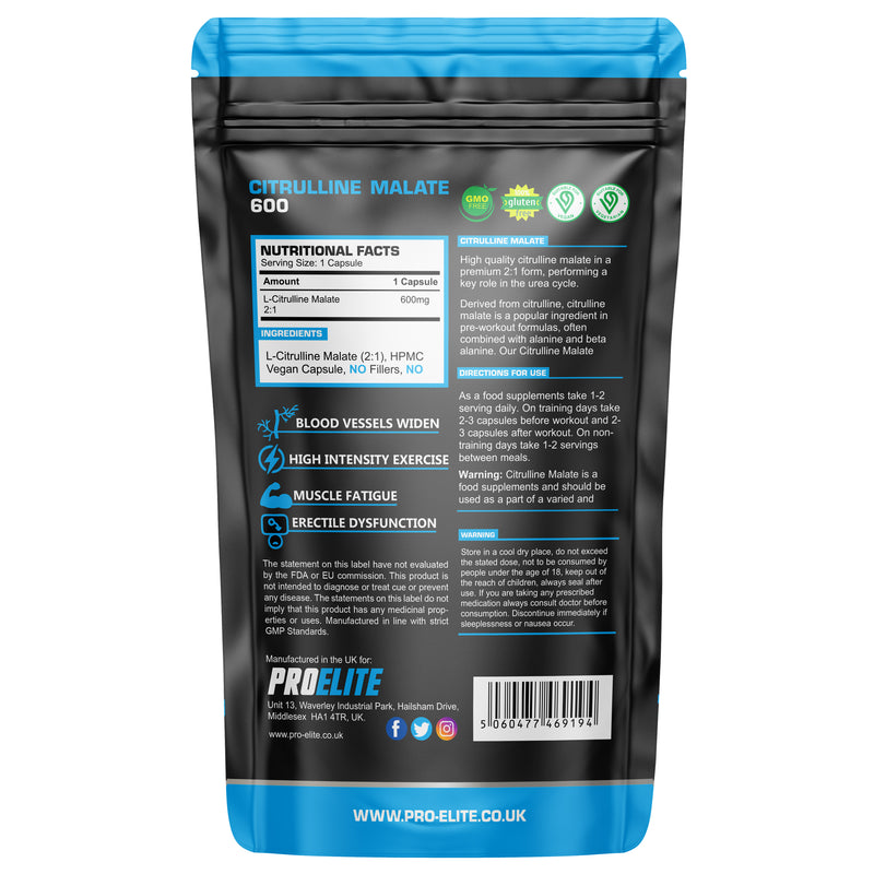 PROELITE L-Citrulline Malate Capsules
