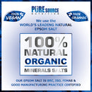 Pure Source Nutrition Epsom Salt 1kg - Unscented Pouch	