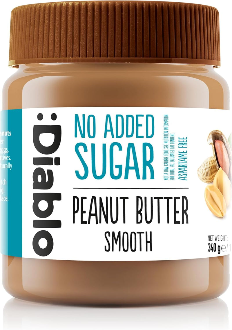 Diablo No Added Sugar Peanut Butter 340g