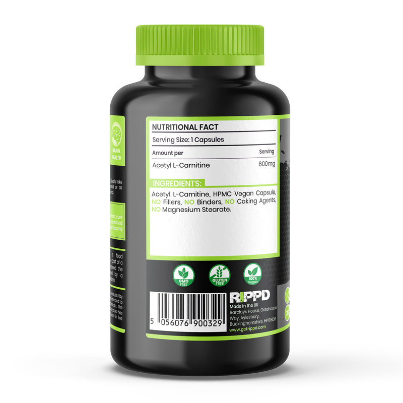 RIPPD Acetyl L-Carnitine 30 Capsules