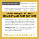 Pro-Elite Maca Root 5:1 Extract Vegan Tablets