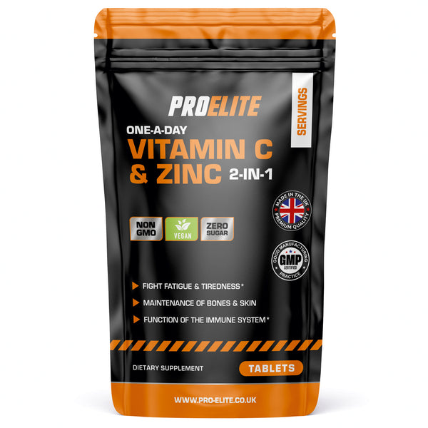 Pro-Elite Vitamin C + Zinc Vegan Tablets