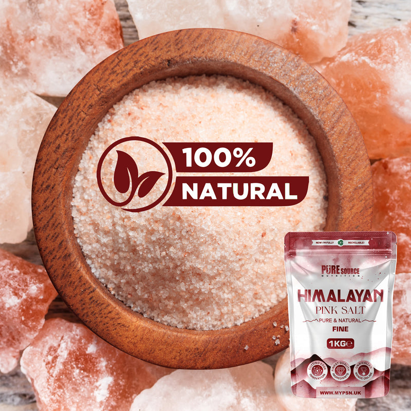 Pure Source Nutrition Himalayan Pink Salt 1Kg Fine