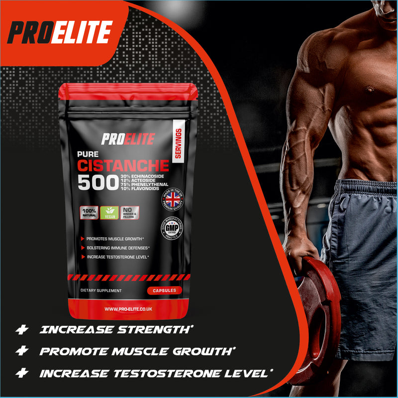 Pro-Elite Cistanche 20:1 Extract Vegan Capsules