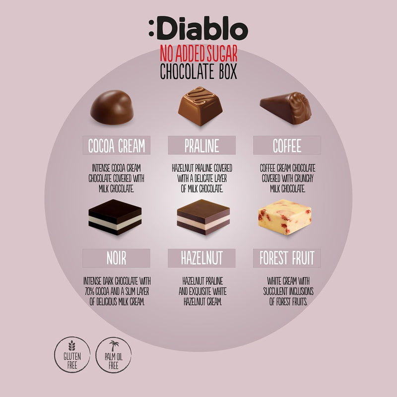 Diablo Luxury Chocolate Box 142g
