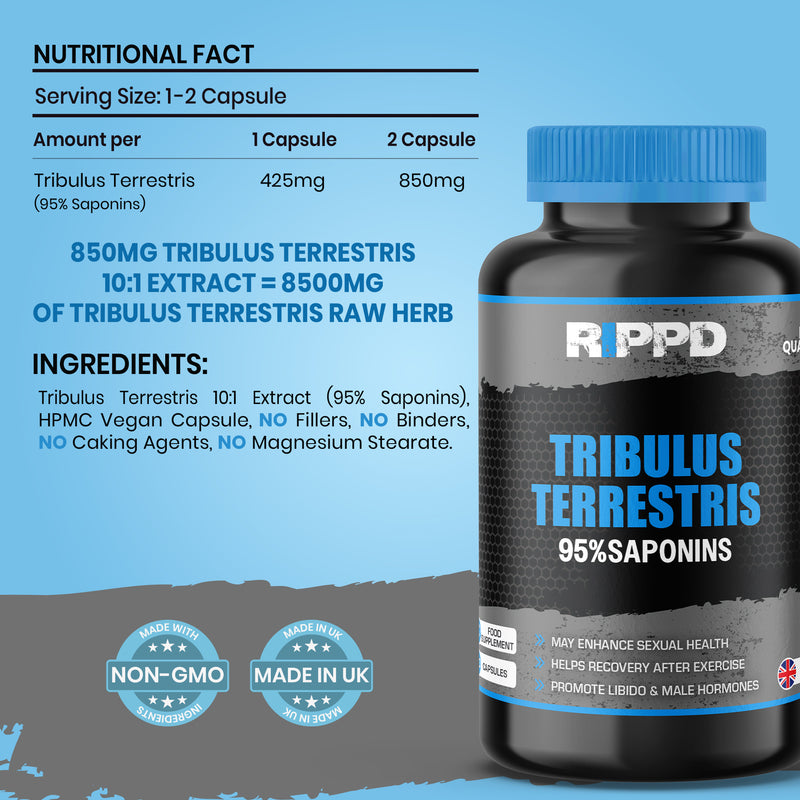 RIPPD Tribulus Terrestris Capsules