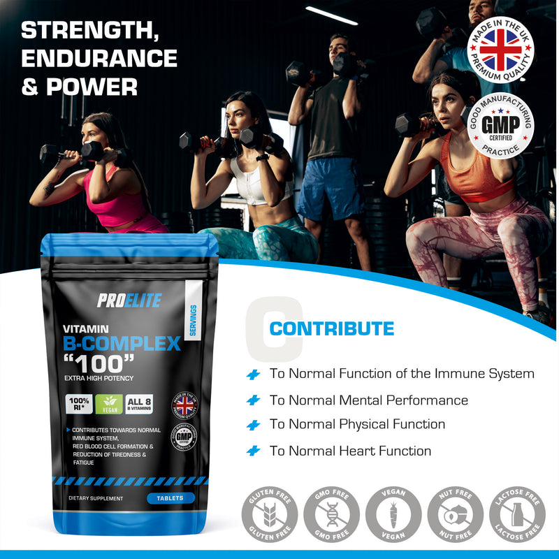 Pro-Elite B-Complex Vegan Tablets