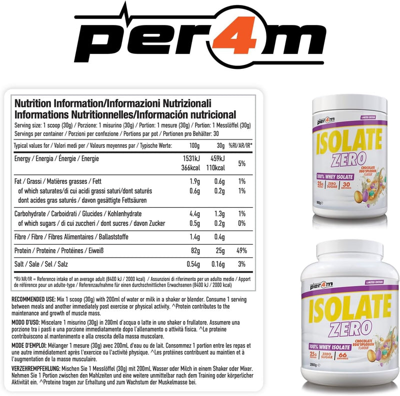 Per4m Isolate Zero 900g