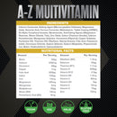 XCelerate Nutrition A-Z Multi Vitamins & Minerals Tablets
