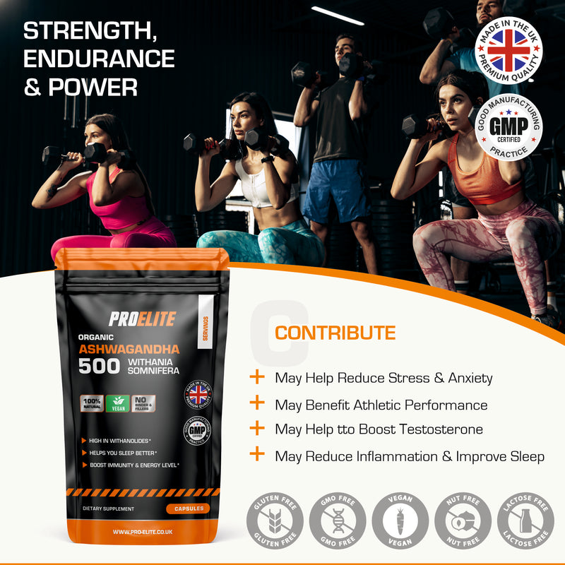 Pro-Elite Ashwagandha Vegan Capsules