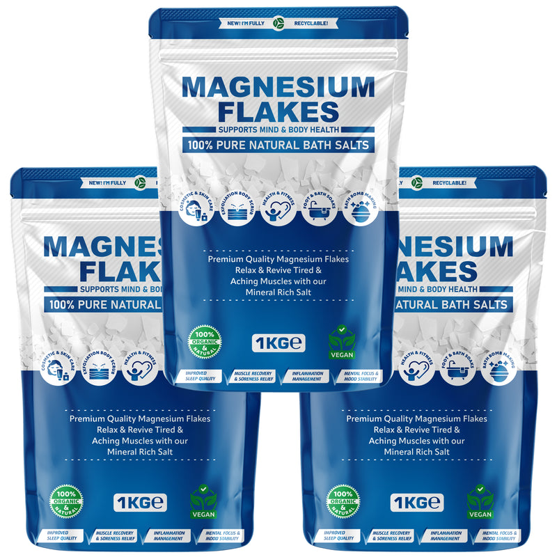 Pure Source Nutrition Magnesium Flakes 1kg Pouch
