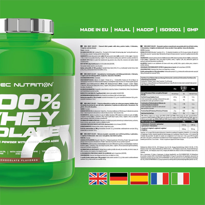 Scitec Nutrition Whey Isolate 1.8Kg