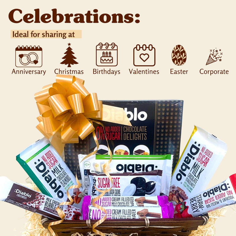 No Added Sugar Diabetic Sweets Biscuits Cookie Gift Hamper