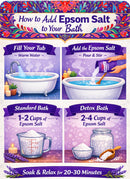 Pure Source Nutrition Epsom Salt 1kg Pouch